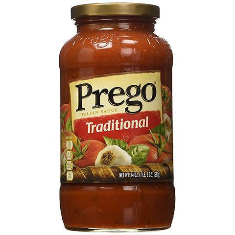 Prego Spaghetti Sauce 24oz · Serve up delicious flavor with sweet, vine-ripened tomato taste with flavorful herbs and seasonings.