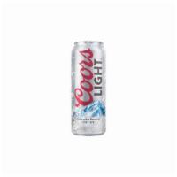 Coors Light 24oz Can · Must be 21 to purchase. Includes CRV fee.