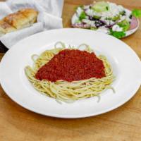 Spaghetti and Meat Sauce · 