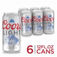 COORS LIGHT 6 PACK 12 FL OZ. CANS · Must be 21 to purchase. Full of Rocky Mountain refreshment, this light-calorie beer provides...