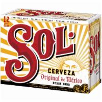 Sol Cerveza 12oz cans - 12 pack · Sol Cerveza 12oz cans - 12 pack