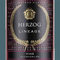 Herzog Lineage Rosé 2018 (KOSHER) - 750mL · Rose from Clarksburg Central Coast, California 12.5% ABV