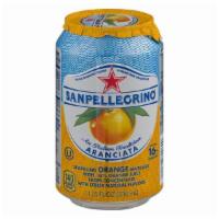 Orange Soda, 330ml · San Pellegrino's orange soda, can.