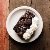 Oreo Cake (VG) · Chocolate cake, vanilla buttercream, crushed Oreos, and chocolate ganache. 100% vegan. Conta...