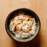 Rice Pudding (V, GF) by HaiSous All Day · By HaiSous All Day. Whipped coconut mousseline and young coconut. Contains sesame, tree nuts...