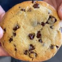 Vegan Chocolate Chip · Vegan cookie dough, mixed with dairy free chocolate chips, and loaded with more chips on top...