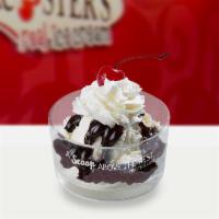 Chocolate Chip Cookie Sundae · We take a warm gourmet chocolate chip cookie and top it with ice cream flavor of your choice...