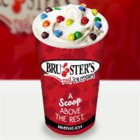 Regular Blast (Blizzard) 22 oz · The Bruster’s Blast has swirls of your favorite mix-ins and toppings whipped up in a tempest...