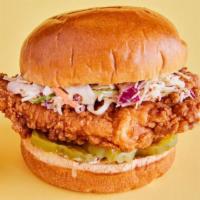 Original Chicken Sandwich · Hand-breaded and battered using our custom recipe, this is a 100% antibiotic and hormone-fre...