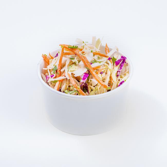 Mammy's Coleslaw · Hand-cut slaw with fresh cilantro and whole grain mustard and cider dressing.