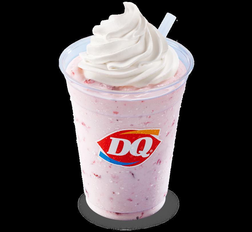 Malt · Milk, creamy DQ vanilla soft serve and malt powder hand-blended into a classic DQ malt garnished with whipped topping.