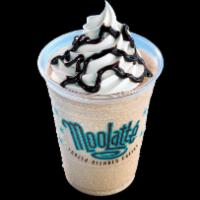MooLatte · Coffee and rich fudge blended with creamy Dairy Queen vanilla soft serve and ice, and garnis...