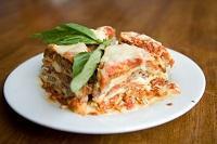 Beef Lasagna · A generous individual portion of our homemade lasagna. Made with ground beef, fennel sausage...