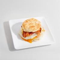Biscuit sandwich - bacon, egg & cheese · 