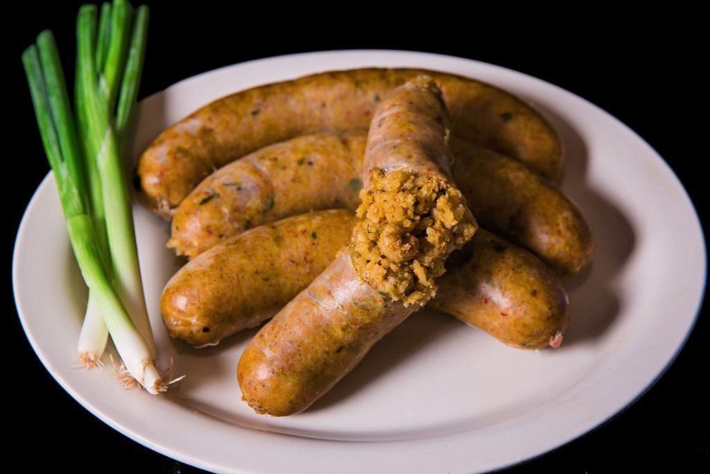 CRAWFISH & PORK BOUDIN (1lb) · A yummy combination of crawfish, pork, rice and Creole seasonings in a sausage casing. Great as a snack with crackers.
