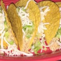 Tacos · Hard shell$1.99 or Soft shell$2.19 taco with beef or chicken, lettuce and cheese. 
