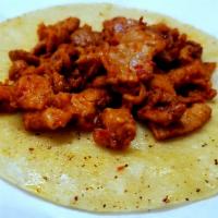 Tacos Modifier · 1 large tortilla, choice of meat, onions, salsa, and cilantro.