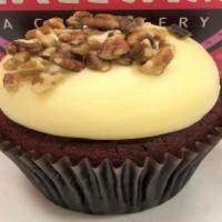 Famous Red Velvet Cupcake · Grandma's red velvet cake with our signature cream cheese frosting.