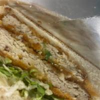 Chicken cutlet sub · Amazing chicken cutlet sub made with house sauce 