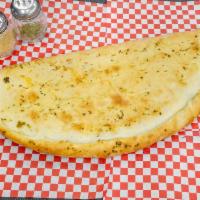 Cheese Calzone · Made with ricotta cheese and mozzarella.