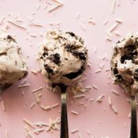 Pint Cookie Crush Ice Cream · Oreo icing mixed into our ice cream base and perfectly blended with crushed Oreo cookies.
