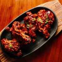 Guava BBQ Thighs · 4 pieces. Boneless chicken thighs in a guava, vinegar, and soy sauce. A sweet bbq sauce for ...