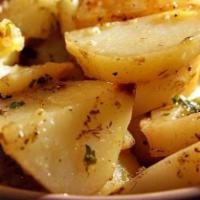 Patates Tou Fournou · Oven roasted lemon potatoes