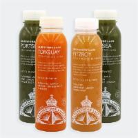 4 Pack Assorted Signature Juices · Assorted 4 pack of our signature cold pressed 12 oz juices.