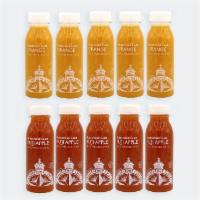 10 Pack Assorted Classic Juices · Assorted 10 pack of our signature cold pressed 8 oz orange and apple juices.