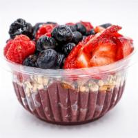 Berry Nice Acai Bowl · Granola, Strawberries, Blueberries, Raspberries, Blackberries, Honey