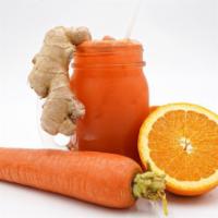Healthy AF Juice · Carrot, Lemon, Ginger, Orange, Apple