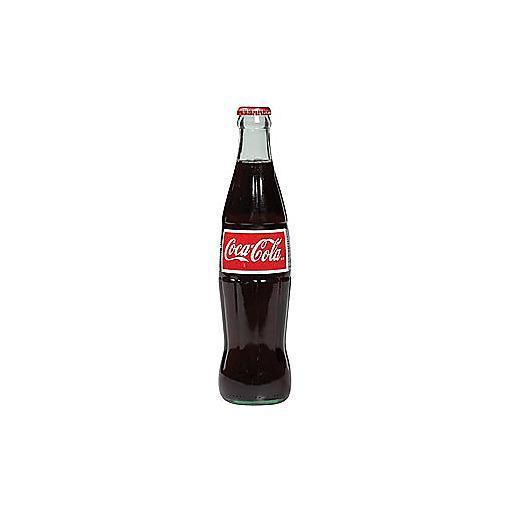Mexican Coca Cola · This Mexican Coke is made with cane sugar while American Coke is made with high fructose corn syrup. Cane sugar provides a superior flavor.
(12oz glass bottle)
