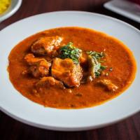 Chicken Karhai · Boneless chicken stewed in our satisfying onion and pepper-based sauce. 
Served with side of...