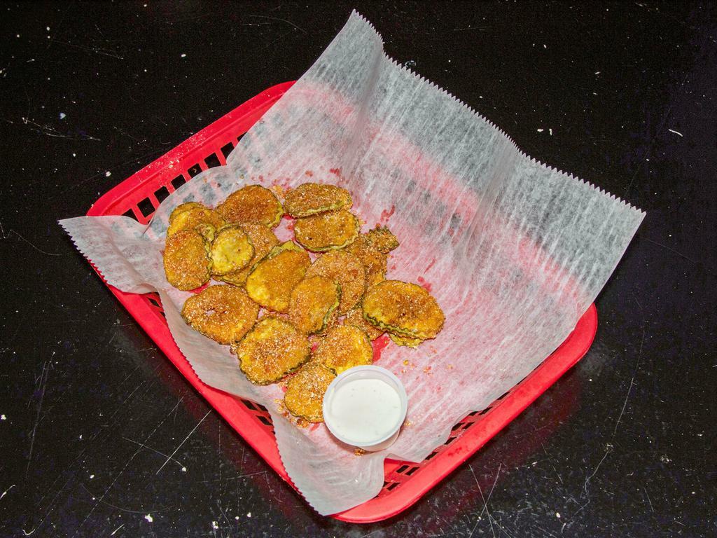 Fried Pickles · Battered and deep fried. 