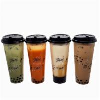 Milk Tea | Thai Tea | Matcha | Brown Sugar · 