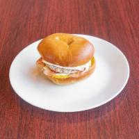3 Items Breakfast Sandwich · Choice of bacon, egg or sausage. Extra meat for an additional charge. 1 extra item for an ad...