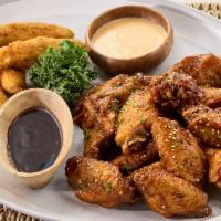 HK Wings & Tenders for 2 · Choice of 1 tenders sauce on the side: Honey Mustard, Spicy Mayo, Spicy Sauce, or Plain. Cho...