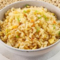  HK Vegetable Fried Rice (1 Serving)  ·  Rice, egg and chopped vegetables. 