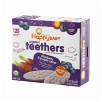 Happy Baby Teethers Blueberry and Purple Carrot Wafers (1.7 oz) · 