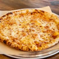 Cheese Pizza · Fresh mozzarella, and tomato sauce.
