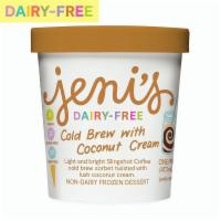 Cold Brew With Coconut Cream Pint · Light and bright Slingshot Coffee cold brew sorbet twisted with lush coconut cream.

(Pint...