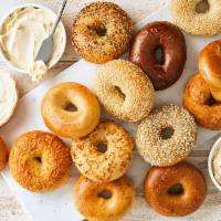 Big Bagel Bundle · A Baker's Dozen of 13 fresh-baked New York style bagels plus 2 tubs of your choice of our ma...