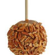 Pecan Caramel Apple · Granny Smith apple dipped in caramel and rolled in pecans.