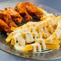 Wing Combo  · 10 pc up to 3 flavors- 15 pc 3-4 flavors