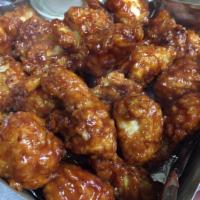 Boneless Wings · Delicious boneless wings sold by the pound! (usually about 16 pieces per lb)