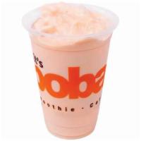 Strawberry Shake · A delicious thick and creamy strawberry shake ice blended with milk and ice cream