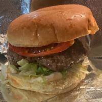 Hamburger · 1/4 lb patty, lettuce, tomato, onions & mayo