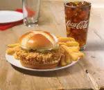 Chicken Sandwich Combo · Taste our legendary hand-battered chicken, topped with a signature honey-butter brushed brio...