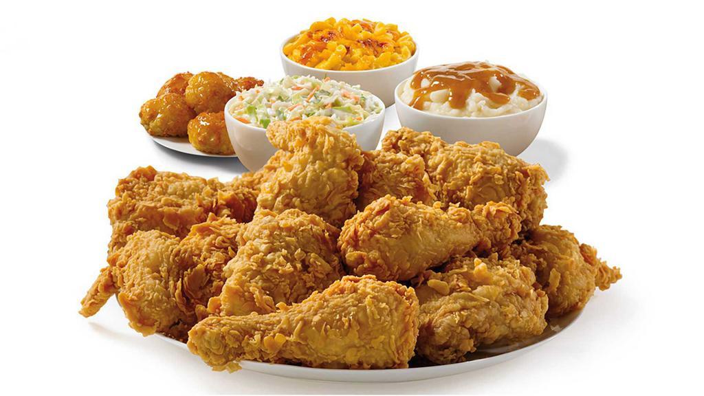18 Piece Mixed Chicken Meal · 18 pieces of Dark Chicken and White Chicken with three regular sides and six scratch-made Honey-Butter Biscuit™.