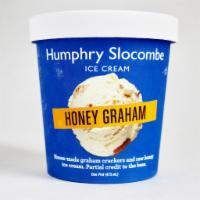 Humphry Slocombe Honey Graham · Raw blackberry honey ice cream with house-made graham crackers folded in. Contains gluten, d...